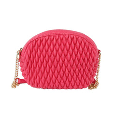 Chain detail strap woven daily crossbody