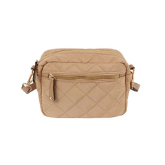 Quilted Zip Crossbody Bag