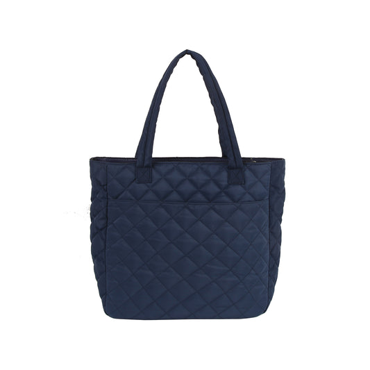 Quilted Carry-All Tote Bag