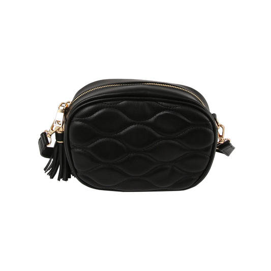 Wavy Quilted Crossbody