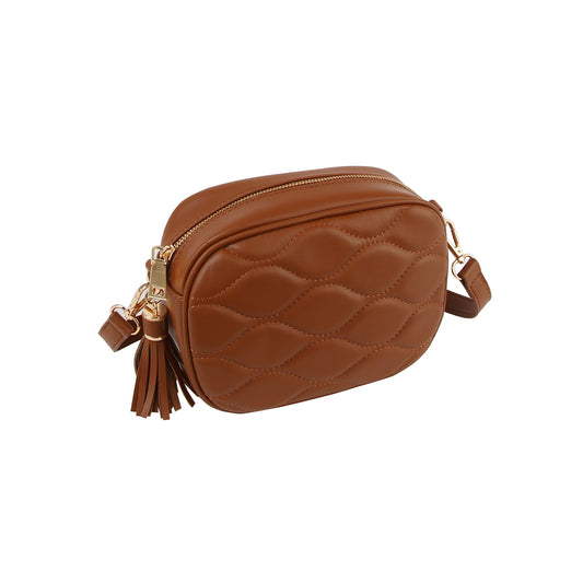 Wavy Quilted Crossbody