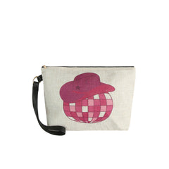 Western Charm Burlap Clutch