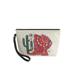 Western Charm Burlap Clutch