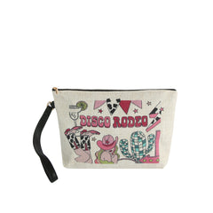 Western Charm Burlap Clutch