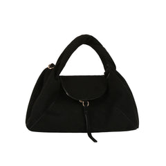 Twisted Handle Slouch Hobo Handbag