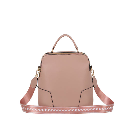 Zip-Top Mini Backpack Handbag