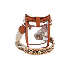 Crossbody Transparent Fashion Bag Guitar Strap