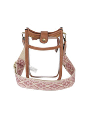 Crossbody Transparent Fashion Bag Guitar Strap