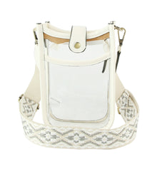 Crossbody Transparent Fashion Bag Guitar Strap