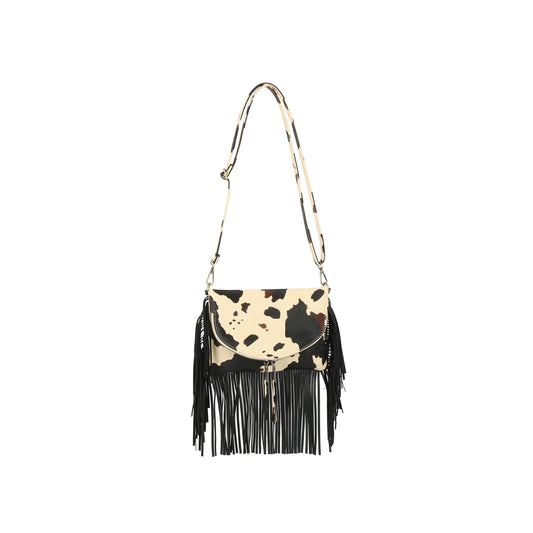Fringe Flap Crossbody Shoulder Bag