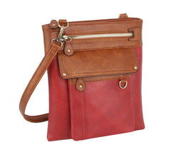 Large Crossbody Handbag for Ladies Multi Pocket