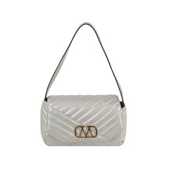 Chevron Quilted Shoulder Bag