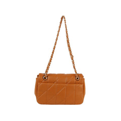 Chain-link Diamond Quilted Crossbody Bag