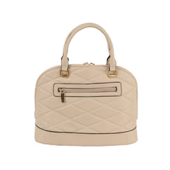 Diamond Quilted Dome Handbag