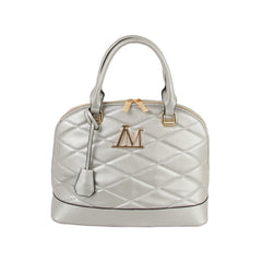 Diamond Quilted Dome Handbag