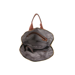 Perforated Front Pocket Convertible Backpack