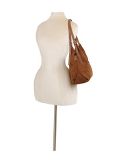 Soft Vegan Suede Hobo Shoulder Bag