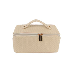 Woven Elegance Cosmetic Case