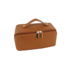 Woven Elegance Cosmetic Case