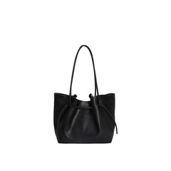 Knotted Drawstring Tote Bag