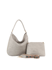 2 in 1 classic western style hobo and purse set