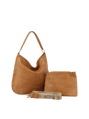 2 in 1 classic western style hobo and purse set