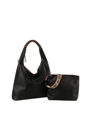 2 in 1 hobo tote bag with matching guitar strap crossbody