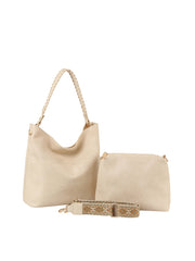 2 in 1 classic hobo tote and purse set