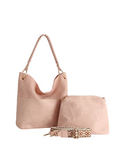 2 in 1 classic hobo tote and purse set