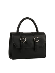 Heart Buckle Satchel