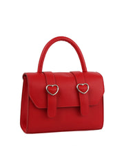 Heart Buckle Satchel