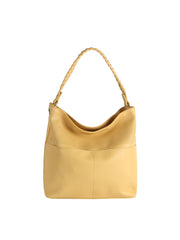 Braided Handle Perforated Hobo