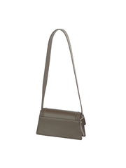 Structured Layer Flap Shoulder Bag