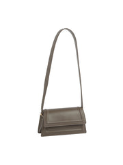 Structured Layer Flap Shoulder Bag