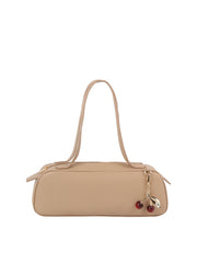 Cherry Charm Barrel Shoulder Bag