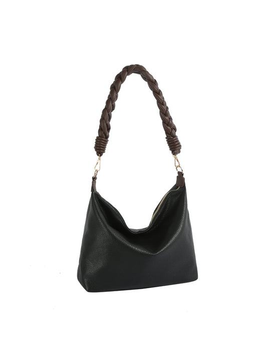 Braided Curve Slouch Hobo