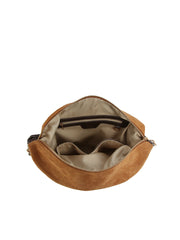 Braided Suede Slouch Hobo