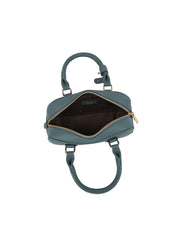 Compact Boxy Shoulder Bag with Cute Teddy Charm