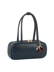 Cherry Charm Baguette Shoulder Bag