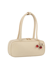 Cherry Charm Baguette Shoulder Bag