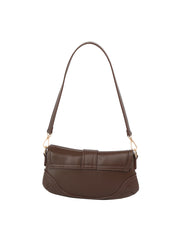 Classic Buckle Baguette Shoulder Bag