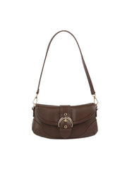 Classic Buckle Baguette Shoulder Bag
