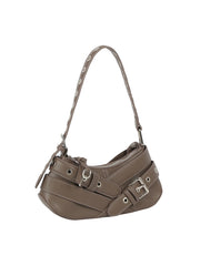 Buckle-Strap Mini Shoulder Bag