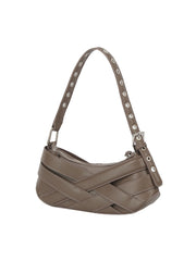 Buckle-Strap Mini Shoulder Bag