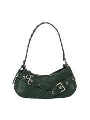 Buckle-Strap Mini Shoulder Bag