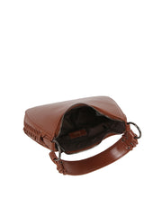 Braided Handle Mini Shoulder Bag with Detachable Strap