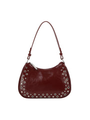 Grommet Trim Mini Shoulder Bag