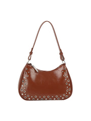 Grommet Trim Mini Shoulder Bag