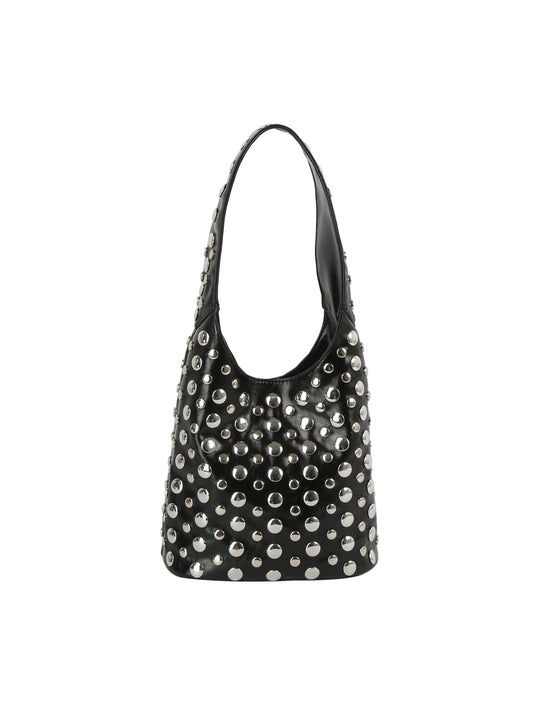 Studded Dome Shoulder Bag