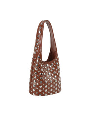 Studded Dome Shoulder Bag